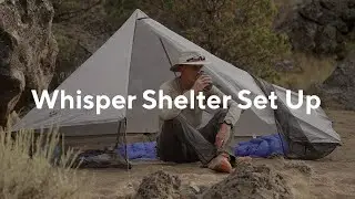 DCF Whisper Ultralight Shelter - Set Up