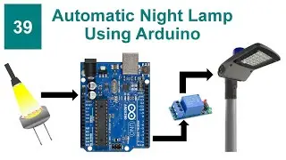 Automatic Night Lamp Using Arduino With Code and Circuit || Proteus Simulation