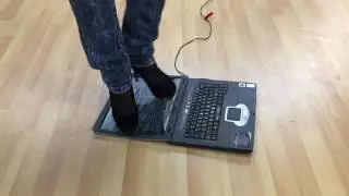 Girl crush laptop with sexy high heels part 3