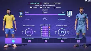 FIFA2021 - Brasil vs England - Gameplay (ASUS HD) [1080p60FPS]
