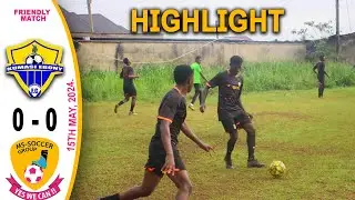 EBONY FC 0 : 0 MS-SOCCER GROUP ||Friendly highlights||#mssoccergroup#GHANAFOOTBALLASSOCIATION