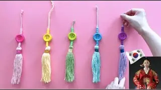 Korean Crafts for Kids, Hanbok Charm, How To Videos for Children