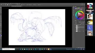 Week 2  Thursday Thumbnail Demo for Art 143 Drawing from Imagination