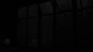 The sound of rain by the bedroom window at night helps reduce stress