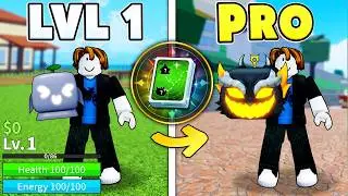 Noob To Pro With ONLY FRUIT NOTIFIER In Blox Fruits (Roblox)