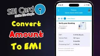 💥2024 - SBI Credit Card EMI Convert | Convert Any Payment into EMI Using Flexi-Pay Option