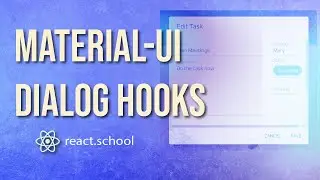 Material UI Dialog with React Hooks