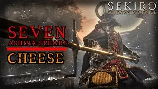 Cheesing Seven Ashina Spears Shikibu Toshikatsu Yamauchi - Sekiro: Shadows Die Twice