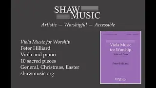 My Shepherd Will Supply My Need/Savior, like a Shepherd Lead Us, viola & piano (arr. Peter Hilliard)