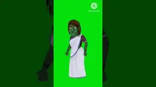 Green Screen Cartoon | Green Screen Animation |  No Copyright 