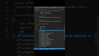 Scroll Down Button Animation in CSS 