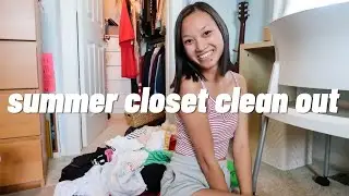 SUMMER CLOSET CLEAN OUT 2021 | Organizing & Decluttering