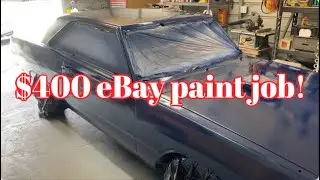$400 eBay paint job on the 1973 Dodge Dart Swinger