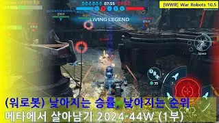(워로봇) 낮아지는 승률, 낮아지는 순위 | 메타에서 살아남기 2024-44주차 1부 | WarRobots 10.5 #warrobots #wwr
