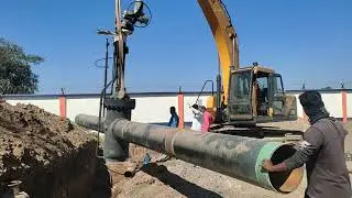 Pipeline # Block Station Valve # Lowering of Valve assembly