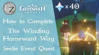 Genshin Impact - How to Complete The Winding Homeward Way Seelie Minacious Isle Midsummer Adventure