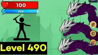 100 Heath vs Level 490 | Boss 490 | No armor challenge | The Archers 2