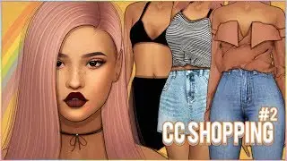 👠💄THE SIMS 4 ¦ CC SHOPPING #2 - Hair, Skins, Makeup, Clothing & More! + Links!👠💄