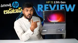 HP 15 13th Gen Laptop Review in Telugu || HP 15 2023
