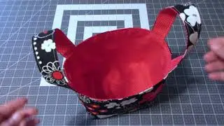 DIY Organizing Reversible Basket With Handles | Sewing Project For Beginners