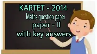 KARTET 2014 Mathematics question paper - II