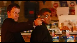 Знаменитая сцена с расстрелом шерифа - От заката до рассвета (1996)