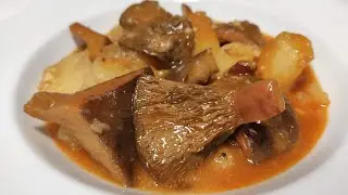 NISCALOS with POTATOES 🍄 | ORIGINAL Recipe | 🚀 (EASY and QUICK) 🍃