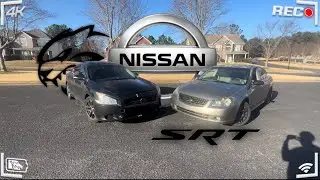 SRT ALTIMA CUTTING UP IN TRAFFIC WITH THE HELLTIMA😈