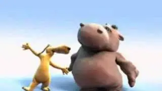 In The Jungle - Hippo and Dog