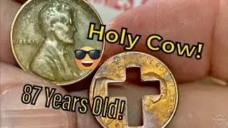 We Found A Cross Penny And Tons Of Old Wheat Pennies!