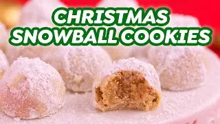 Easy Christmas Snowball Cookies | Only 5 Ingredients!