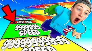 I FLEW 967,578 MILES in ROBLOX FLY RACE! (glitched)