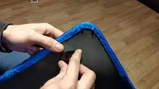 Do-it-yourself EVA floor mats for Nisan Leaf