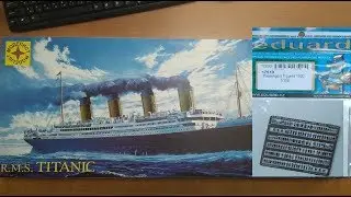 Обзор дополнение Titanic 1/400 Eduard 17510 фигуры фототравление