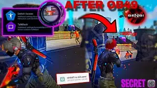 Switch Access & TalkBack Settings Free Fire || 0% Recoil 95% Headshots || Brazil Settings 2025 ⚙️
