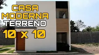 CASA moderna de 10 x 10 | 100 M2 de CONSTRUCCION | CASAS PARA TODOS