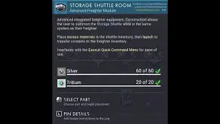 No Man's Sky - Storage Shuttle Room & walking the whole length of the capital freighter.