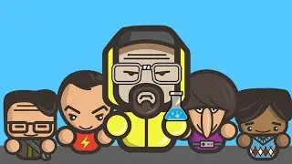 Big Bang Theory With Breaking Bad (animated)