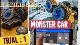 How to make 🔥✅RC Car RC | Monster Car |Arduino Car Project 💛🇮🇳 #viral #trending #diy #explore #new