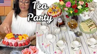 HOST a TEA PARTY 🍰Set Table & Food Prep American tips 4 ANY EVENT! 