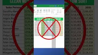 Clean Messy Data Part 11 - Custom Sort | Excel Tips and tricks | #shorts