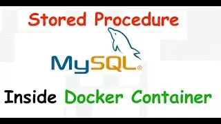 Creating stored procedure inside mysql docker container