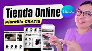 How to Create a WEBSITE to Sell Products for FREE - CANVA ONLINE STORE