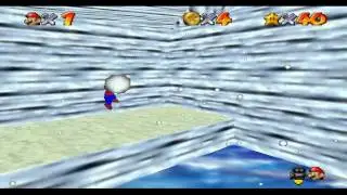 Super Mario 64 - Star Road - walkthrough Melting Snow Peaks
