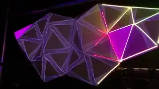 Laser and Video Mapping | Demonstration in studio
