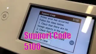 Canon Support Code 5100: fix CR motor wiring error for PIXMA Printers Error 5100