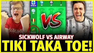 AIRWAY vs SICKWOLF: TIKI TAKA TOE CHALLENGE - 1v1