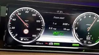 2017 Mercedes S500h Acceleration