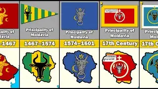 Evolution of The Moldavian Flag