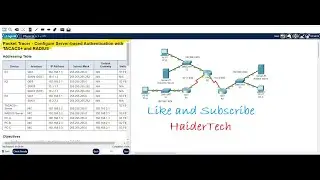 Packet Tracer - Configure Server-based Authentication with TACACS+ and RADIUS
